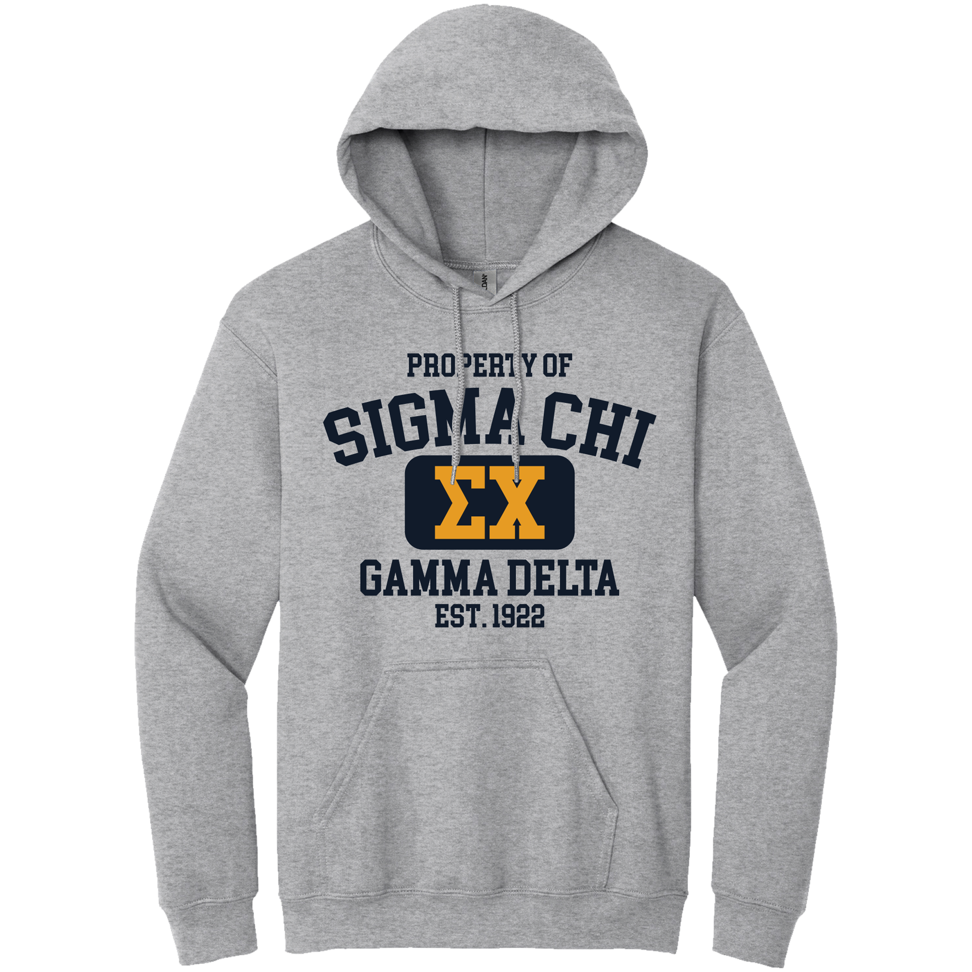 Chapter Hoodie (Navy and Gold)