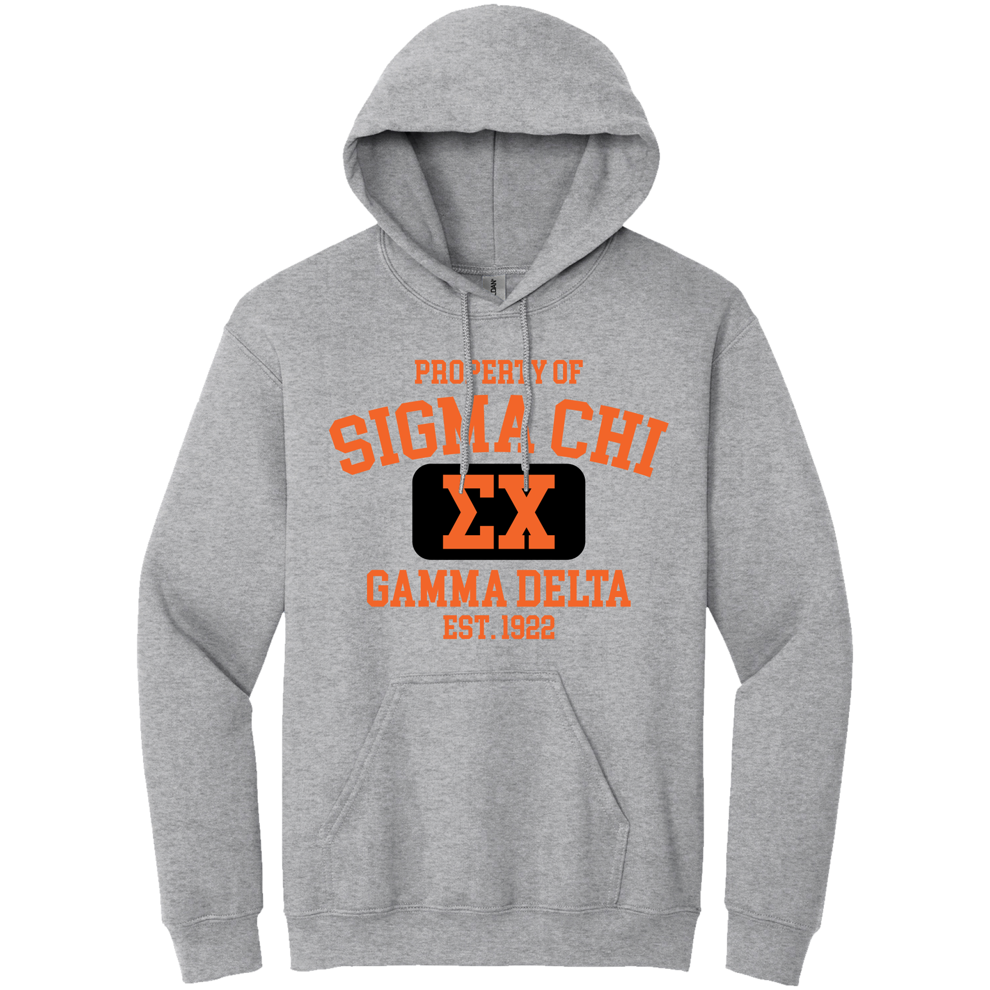 Chapter Hoodie (Orange and Black)