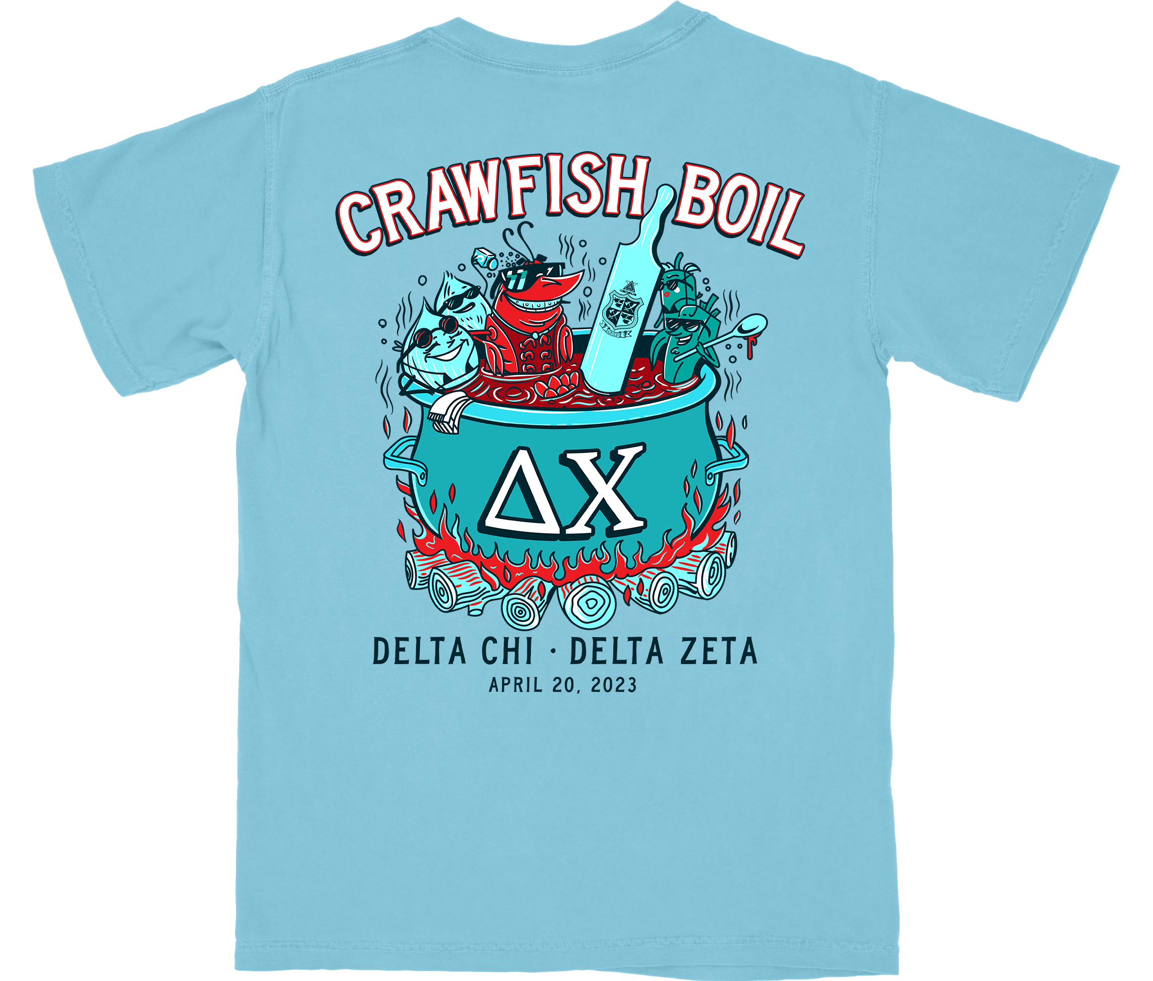 Delta Chi - Delta Zeta Crawfish Shirt