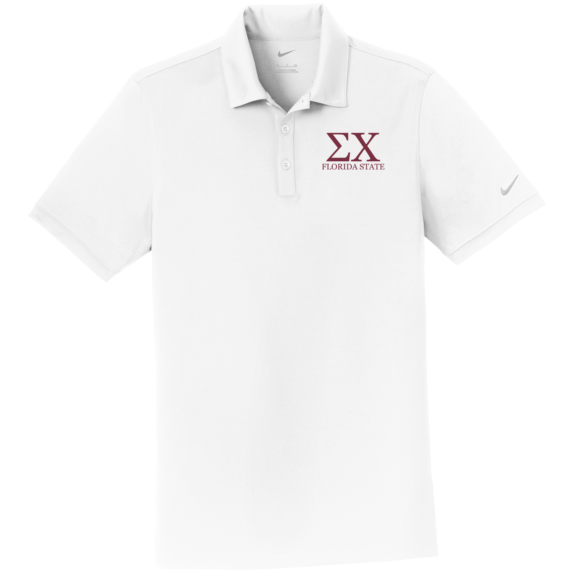 FSU Sigma Chi Polo - White