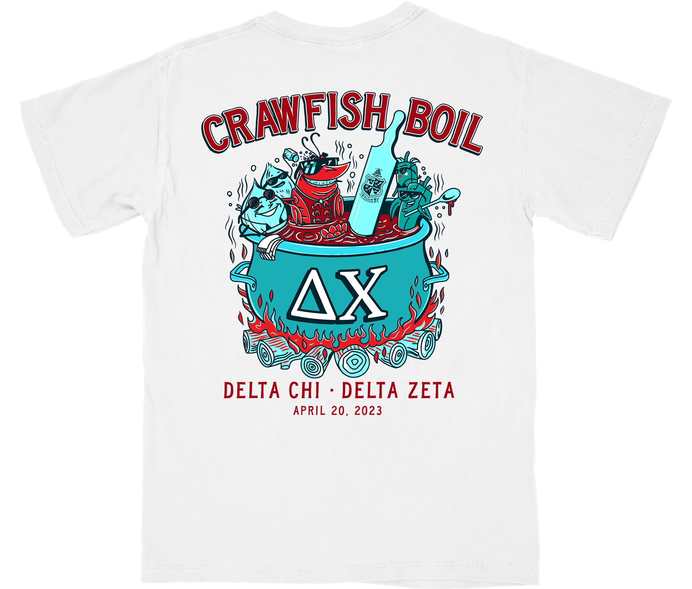 Delta Chi - Delta Zeta Crawfish Shirt