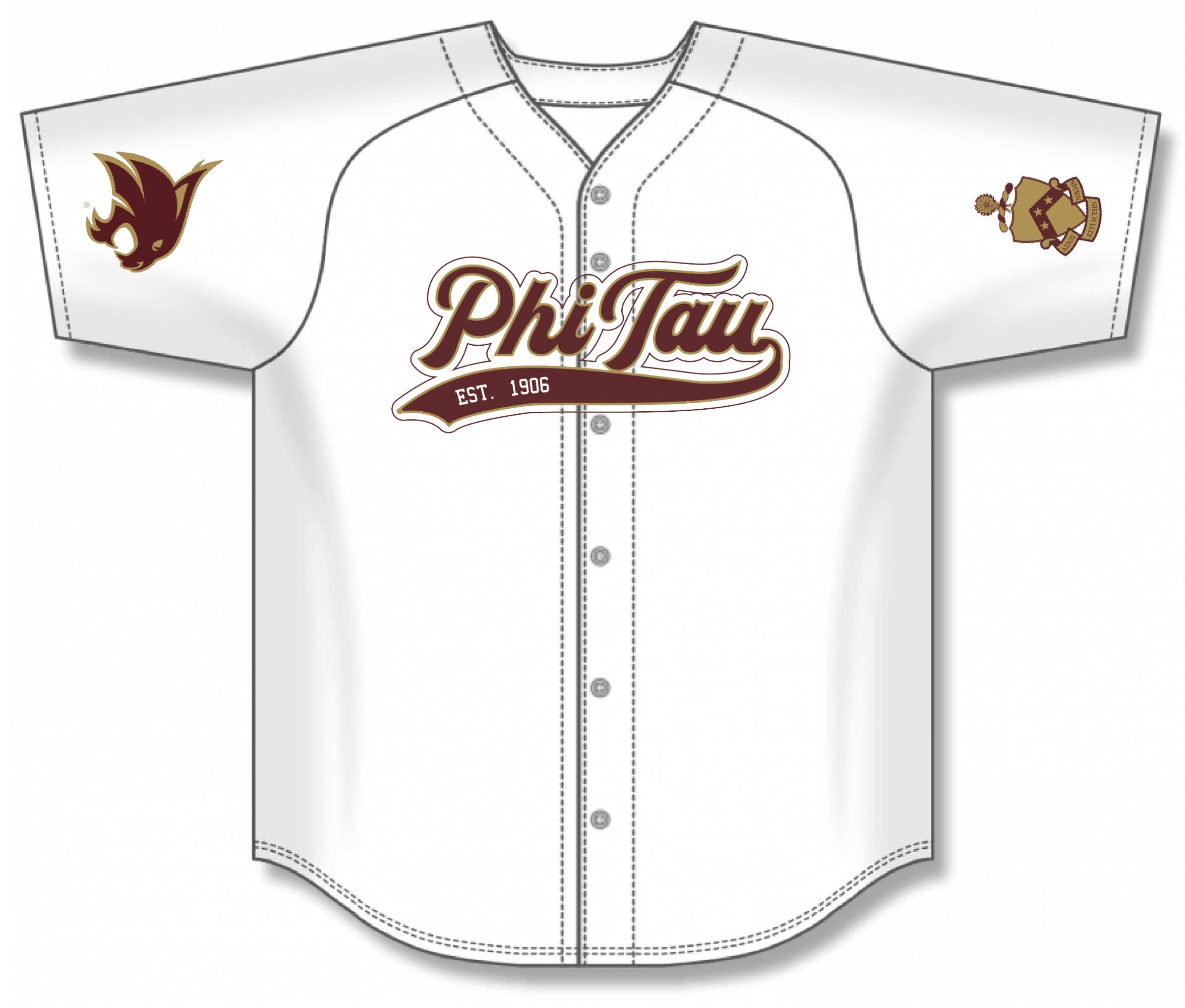 Phi Tau Baseball Jersey