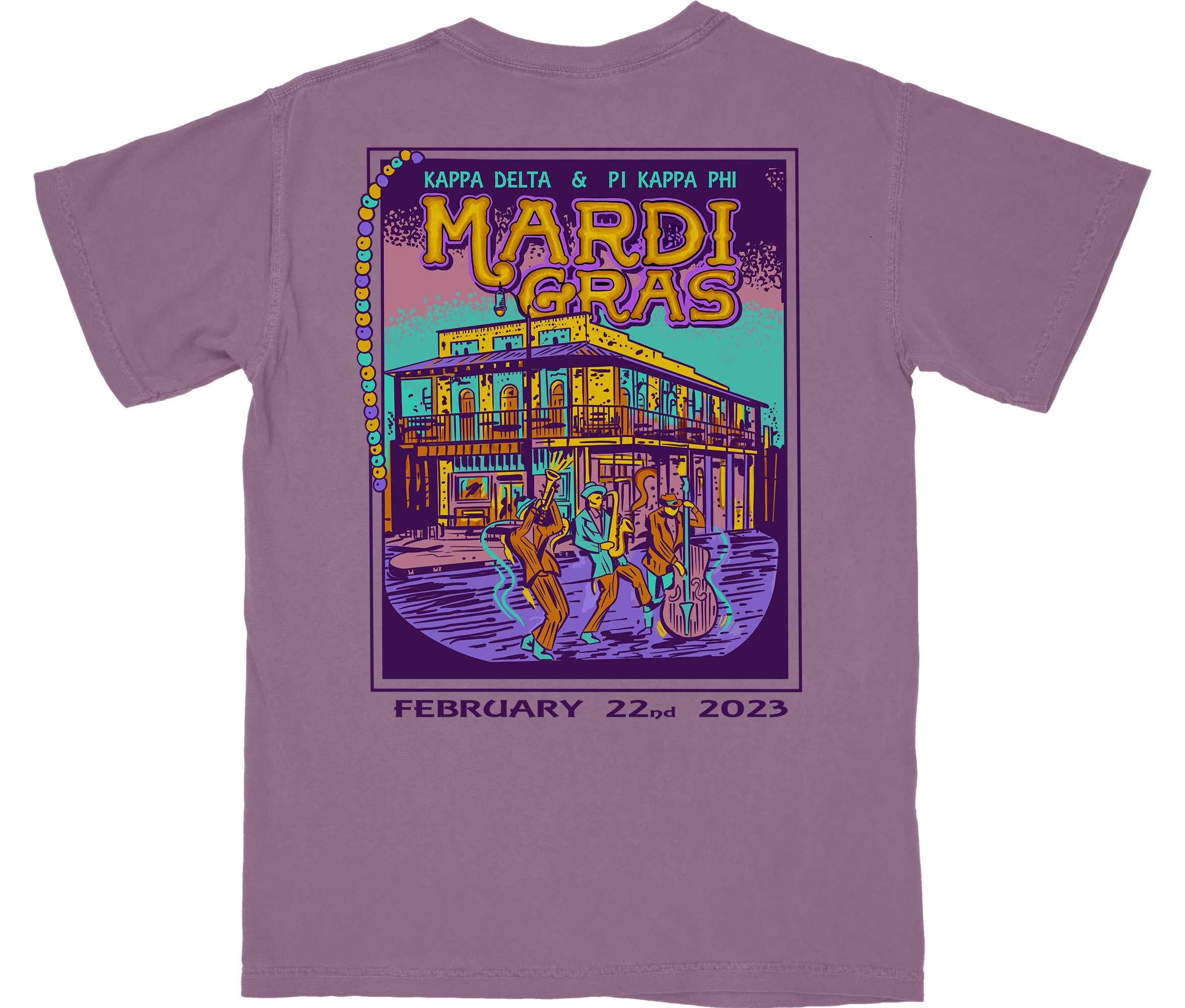 Pi Kappa Phi Mardi Gras Social Shirt